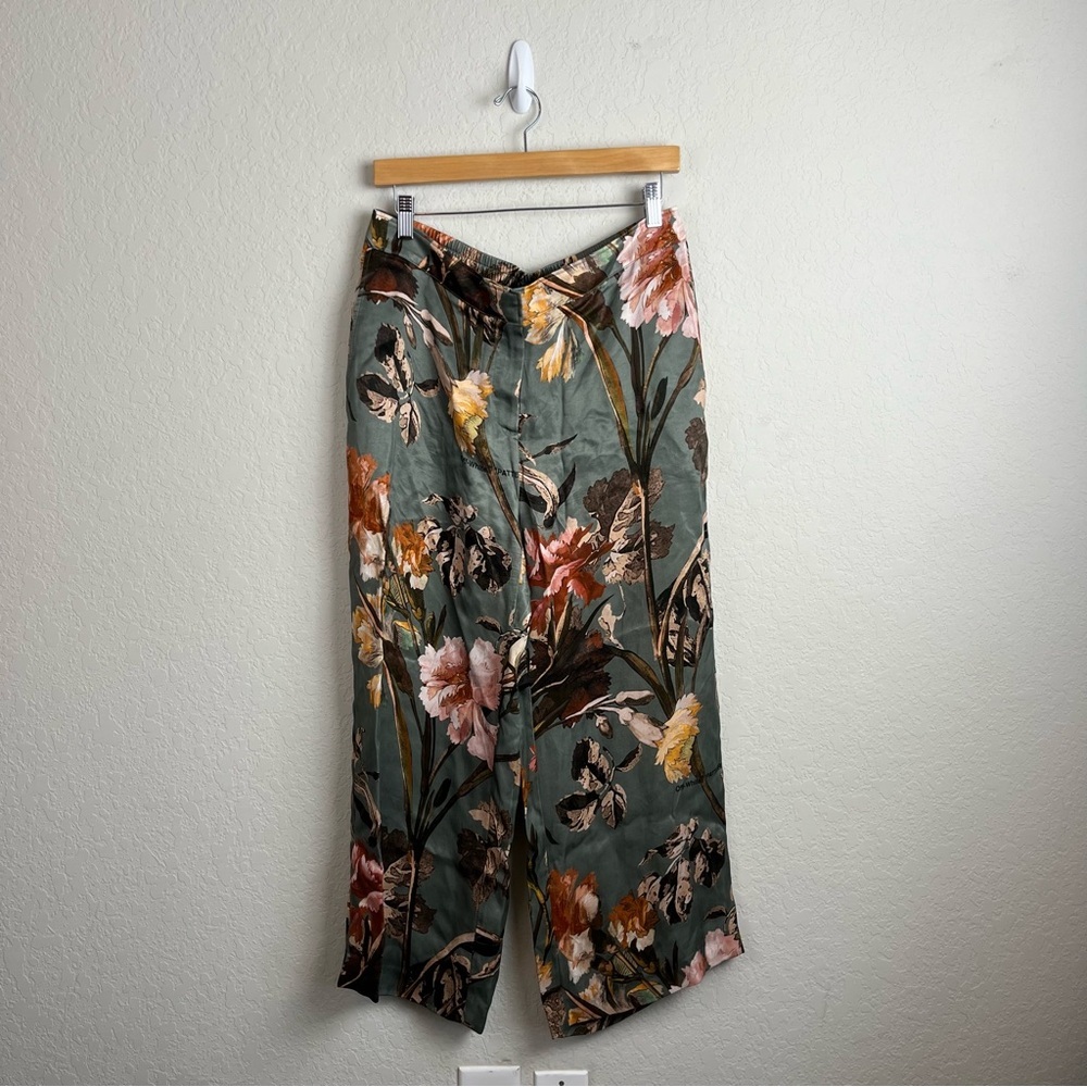 Off-White c/o Virgil Abloh Floral Wide Leg Palazzo Pants Size 44 - Picture 3 of 16